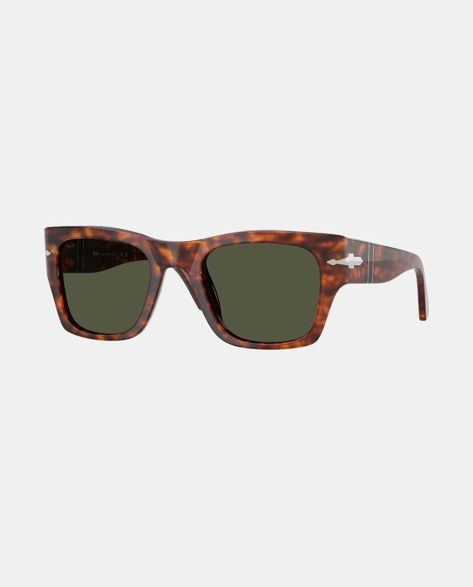 Gafas de sol PO3384S unisex cuadrada en acetato - Persol - Marrón Marrón-9