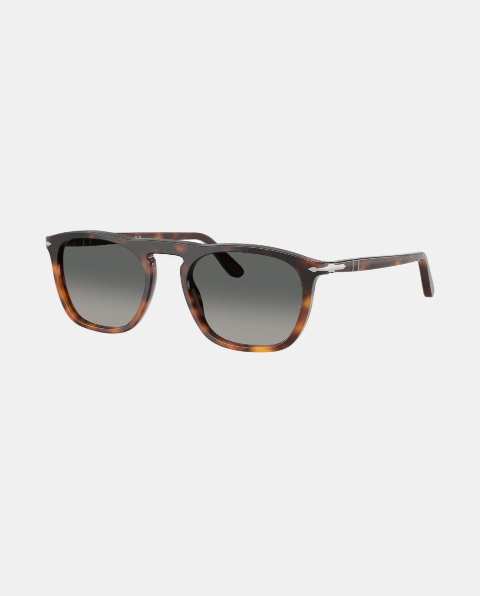 Imagen 8 de Gafas de sol PO3391S GAE unisex cuadrada en acetato con lente degradada - Persol - Marrón Marrón
