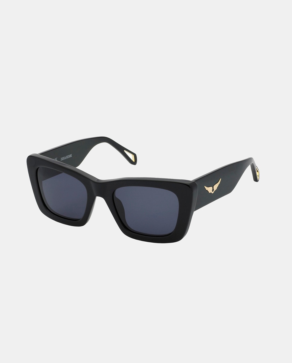 Gafa de sol Zadig & Voltaire cuadrada acetato - Negro Negro-1