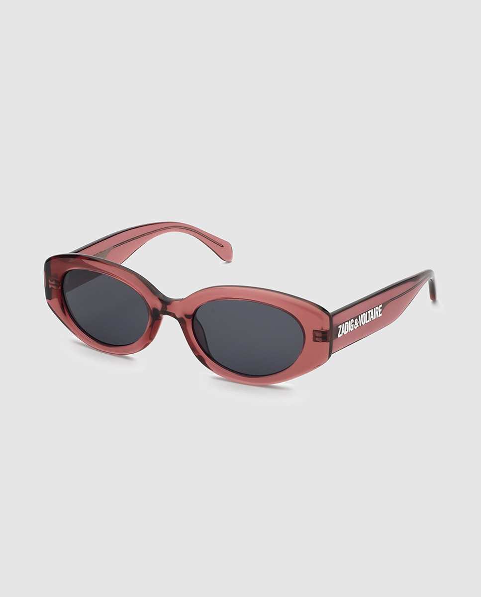 Imagen 0 de Gafas de sol de mujer ovalada en acetato Rosa