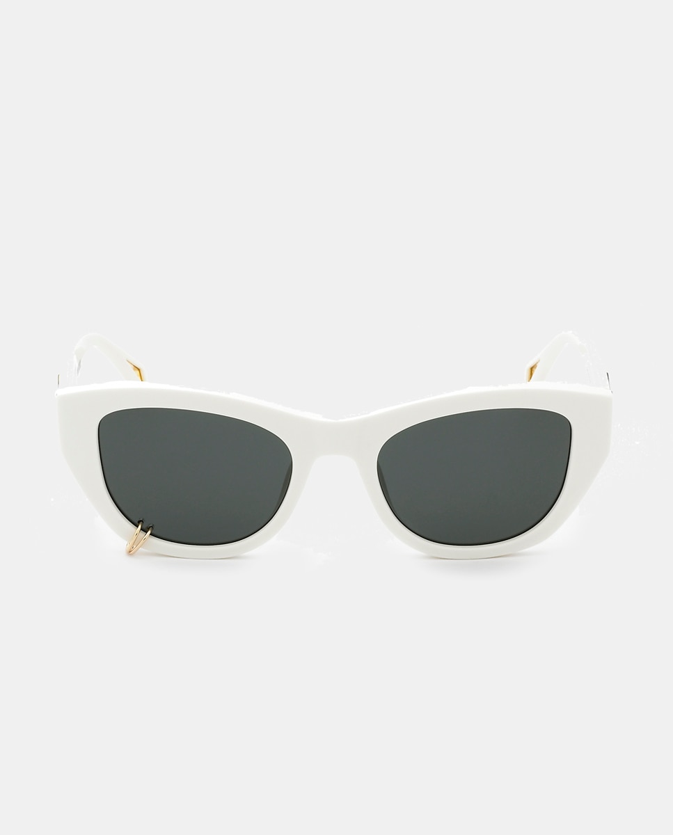 Gafa de sol de mujer mariposa en acetato - Zadig & Voltaire - Blanco Blanco-1