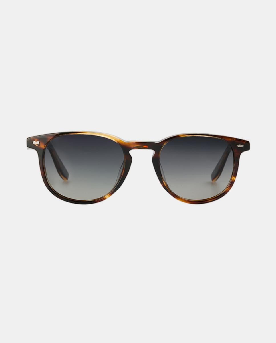 Imagem 0 de Óculos de Sol Redondos em Acetato com Lente Polarizada