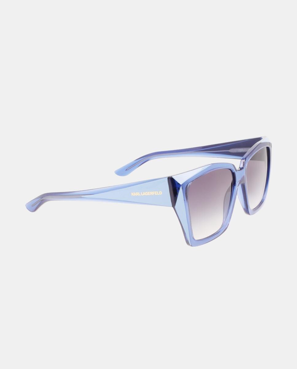 Gafa de sol modelo KL6072S ojo de gato inyectado - Karl Lagerfeld - Azul claro Azul claro-3