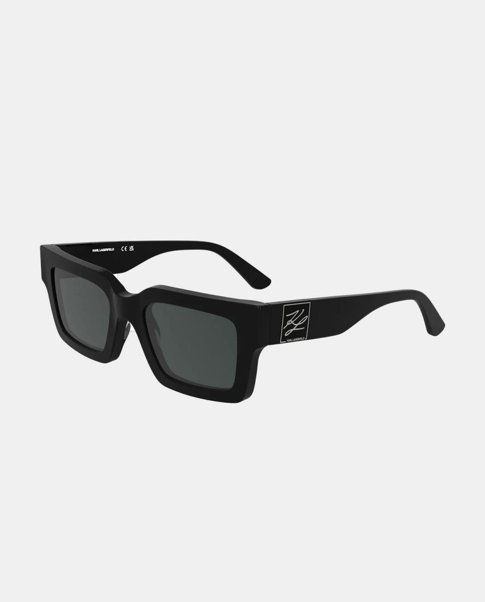 Gafa de sol unisex cuadrada en acetato - Karl Lagerfeld - Negro Negro-2