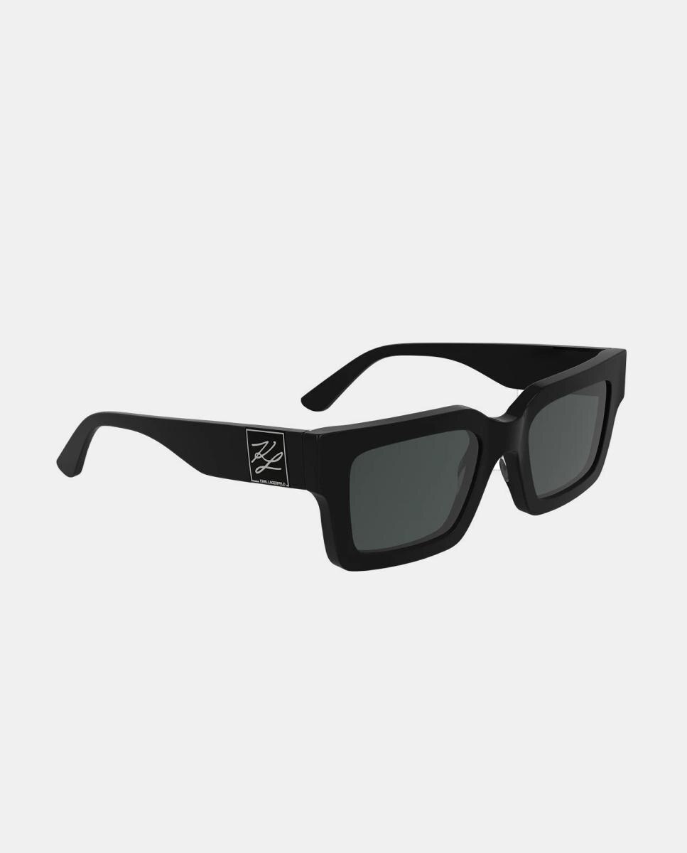 Gafa de sol unisex cuadrada en acetato - Karl Lagerfeld - Negro Negro-3