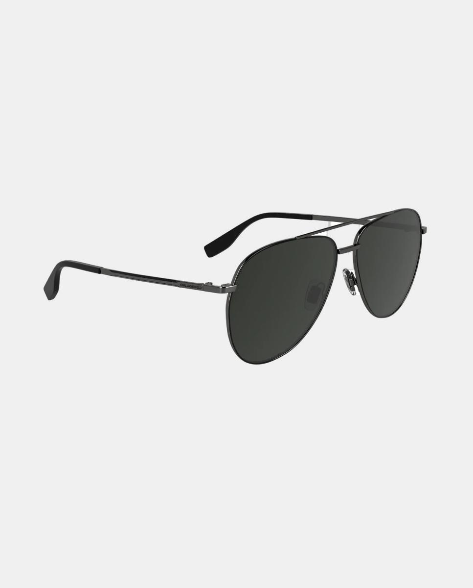 Gafa de sol unisex piloto metalica - Karl Lagerfeld - Negro Negro-3