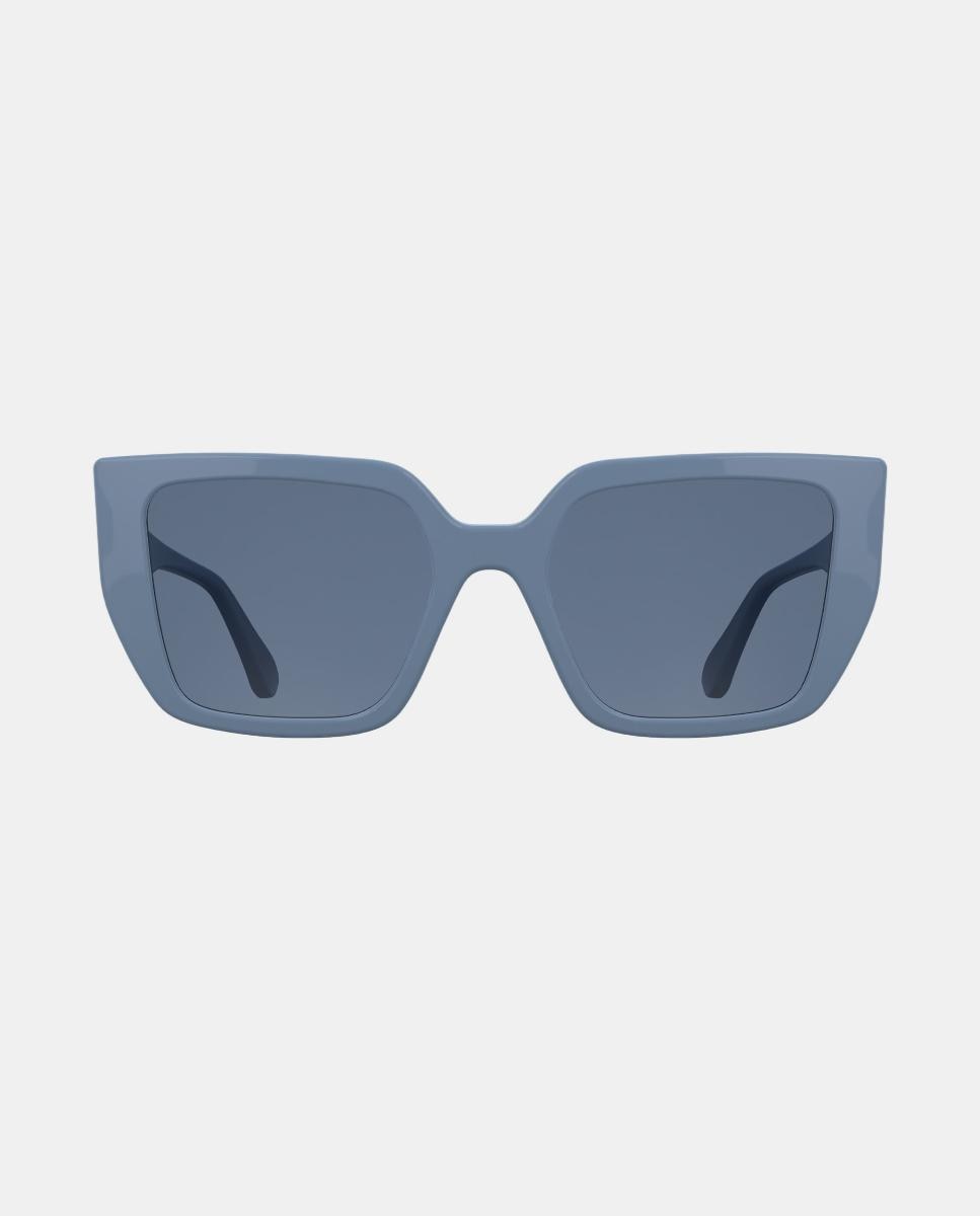 Imagen 0 de Gafa de sol de mujer rectangular en acetato Azul
