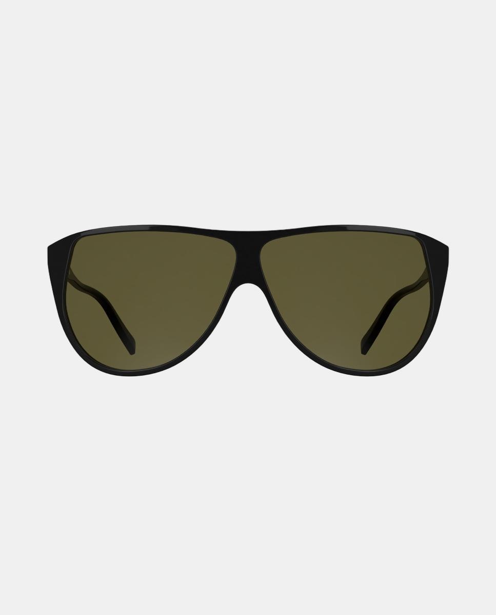 Gafa de sol unisex ovalada en acetato - Karl Lagerfeld - Negro Negro-1