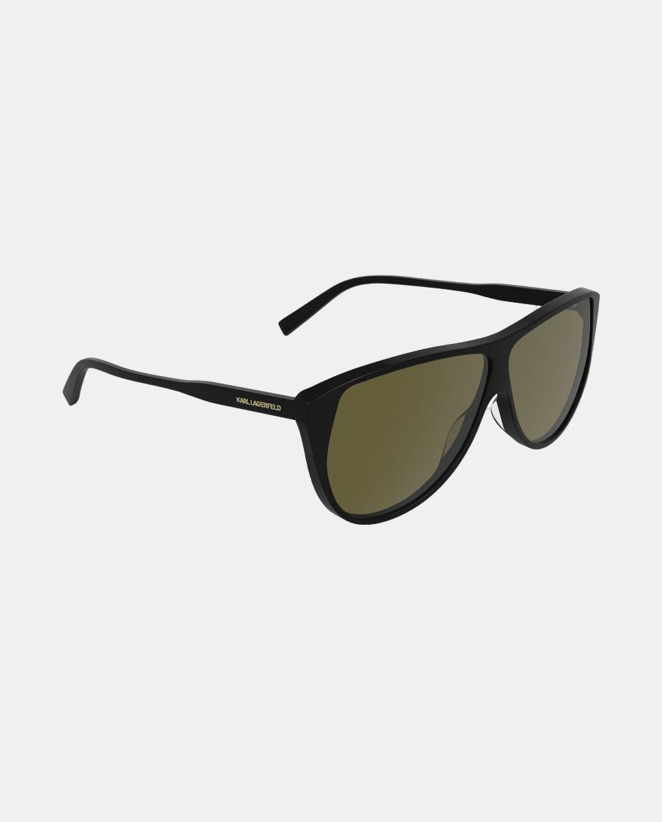 Gafa de sol unisex ovalada en acetato - Karl Lagerfeld - Negro Negro-3