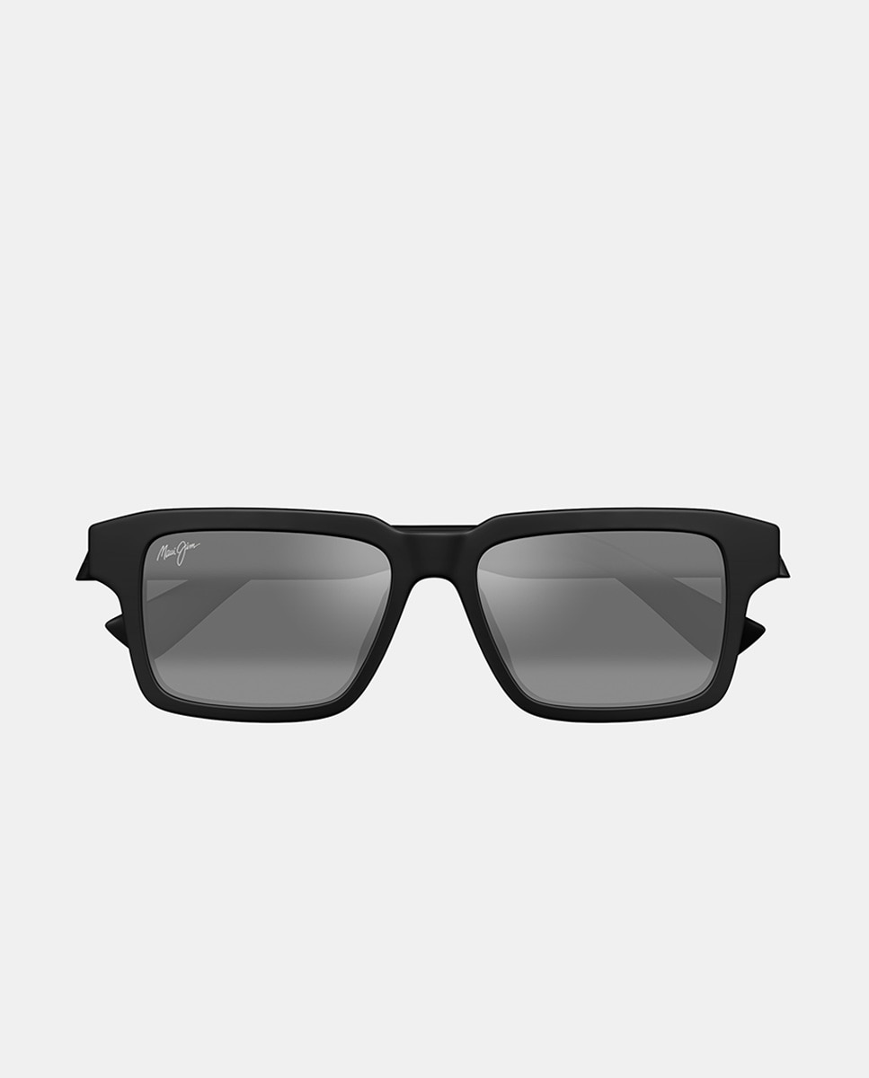 Gafas de sol de hombre rectangular - MAUI JIM - Negro Negro-2