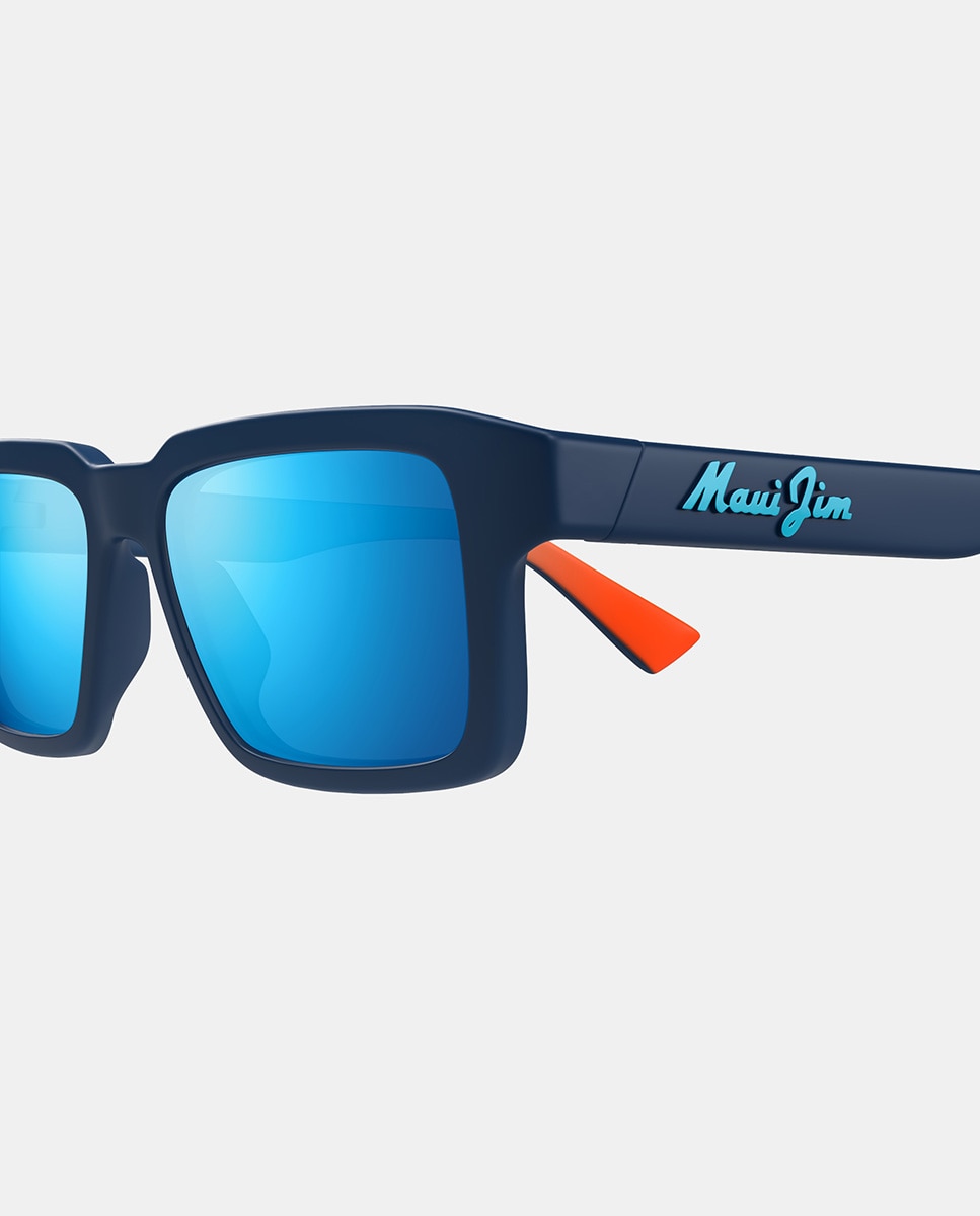 Gafas de sol de hombre rectangular - MAUI JIM - Azul Azul-3