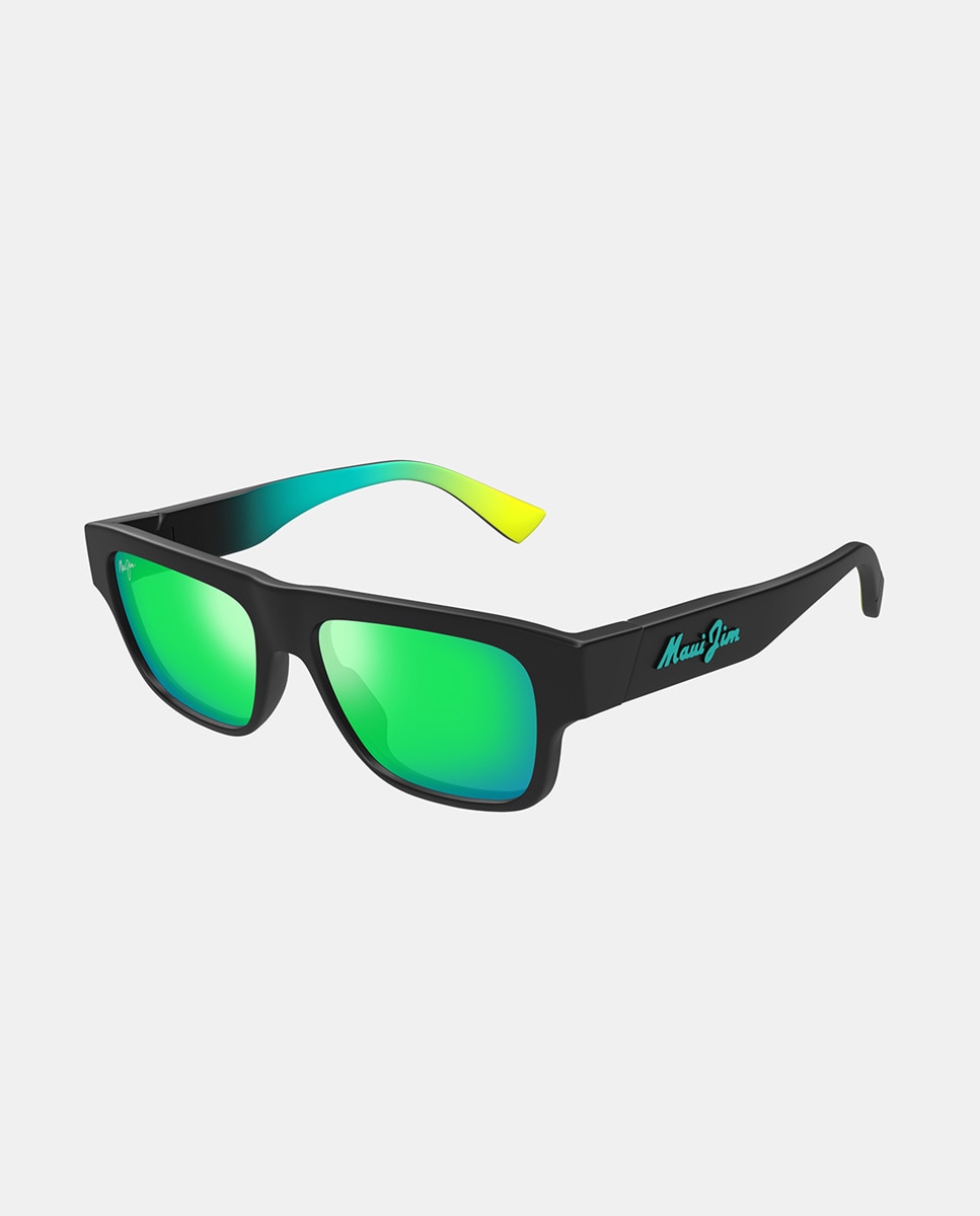 Gafas de sol de hombre rectangular - MAUI JIM - Negro Negro-1