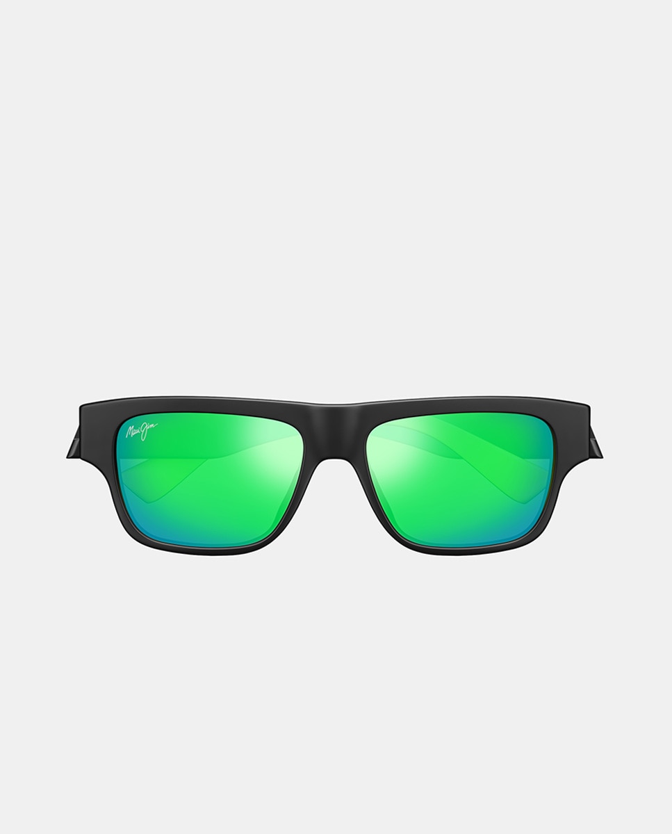 Gafas de sol de hombre rectangular - MAUI JIM - Negro Negro-2