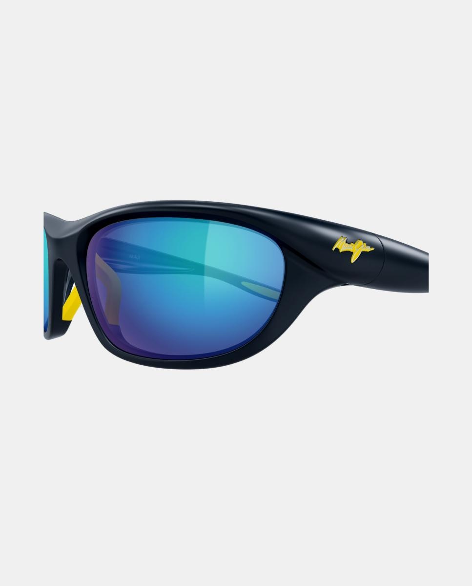 Imagen 3 de Gafa de sol de hombre rectangular en inyectado - MAUI JIM - Azul Azul