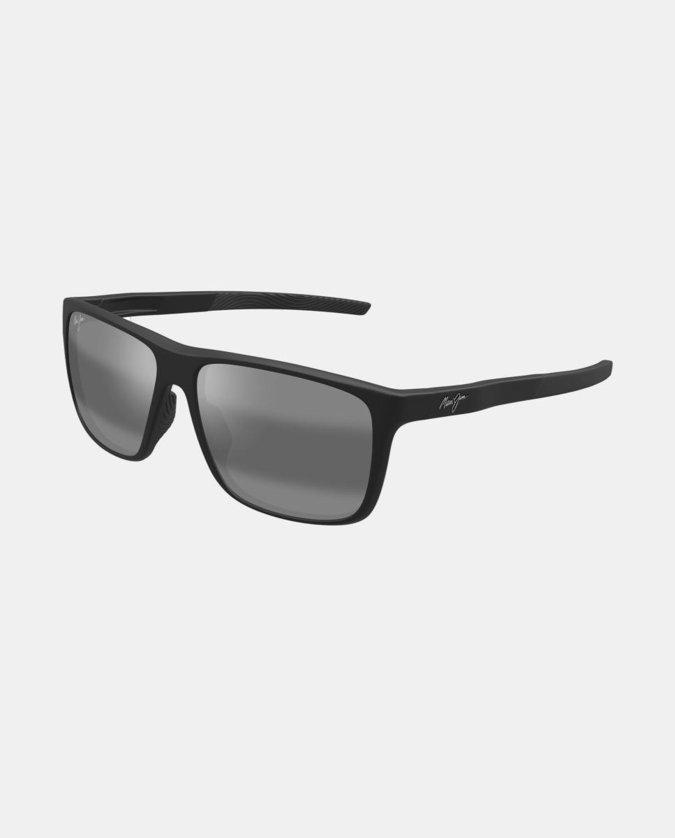 Imagen 0 de Gafa de sol de hombre rectangular en inyectado Negro