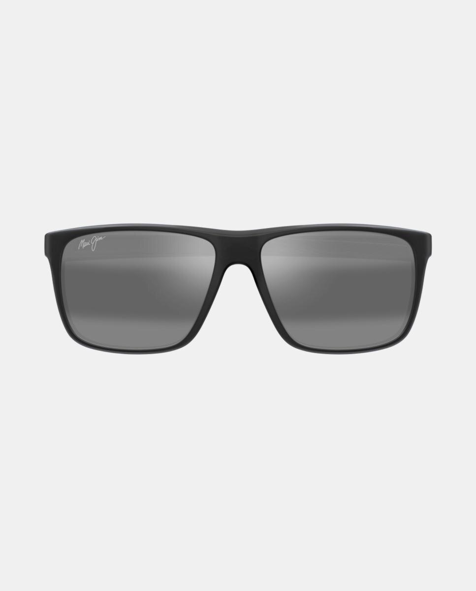Gafa de sol de hombre rectangular en inyectado - MAUI JIM - Negro Negro-2