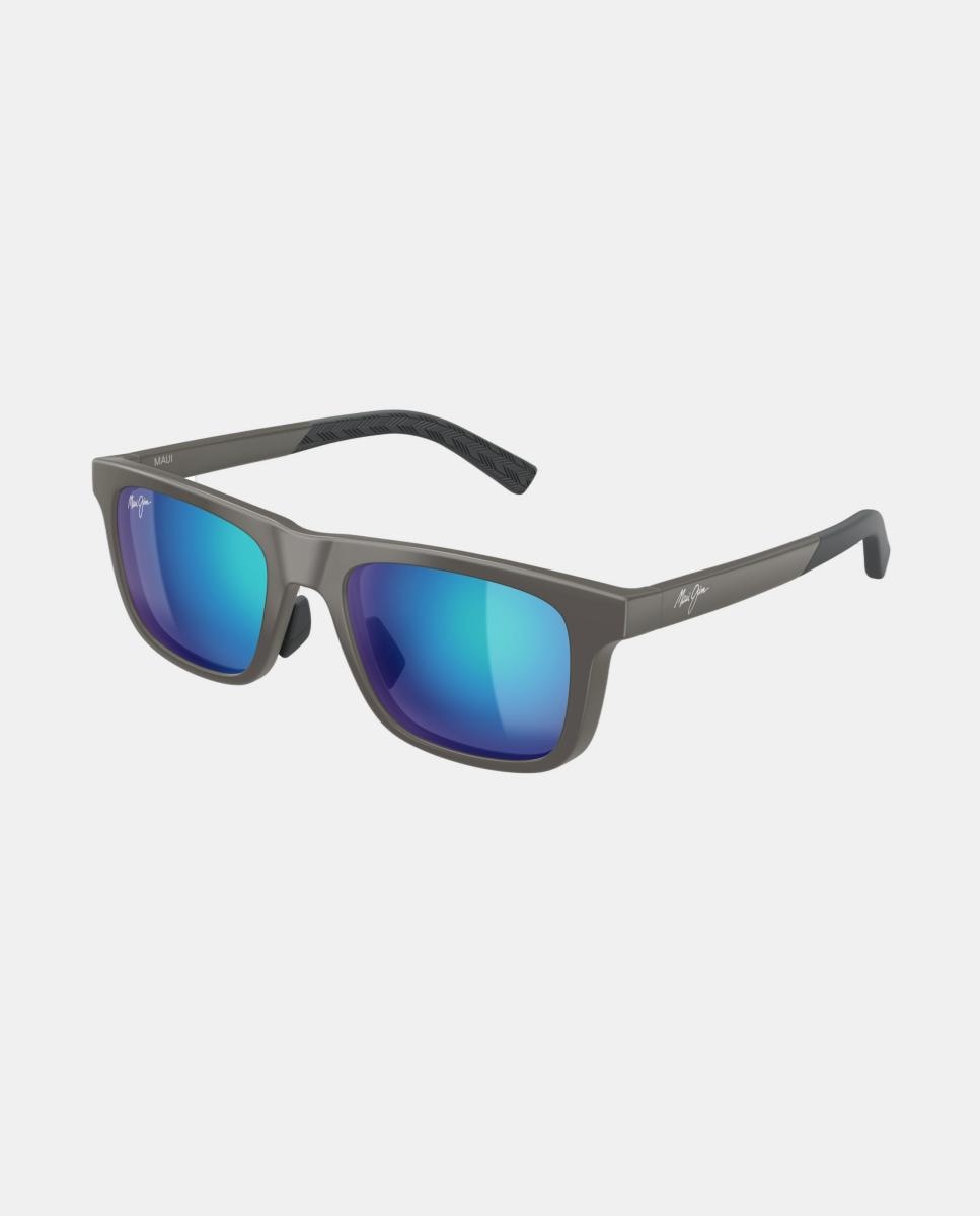 Imagen 0 de Gafa de sol de hombre rectangular en inyectado Gris