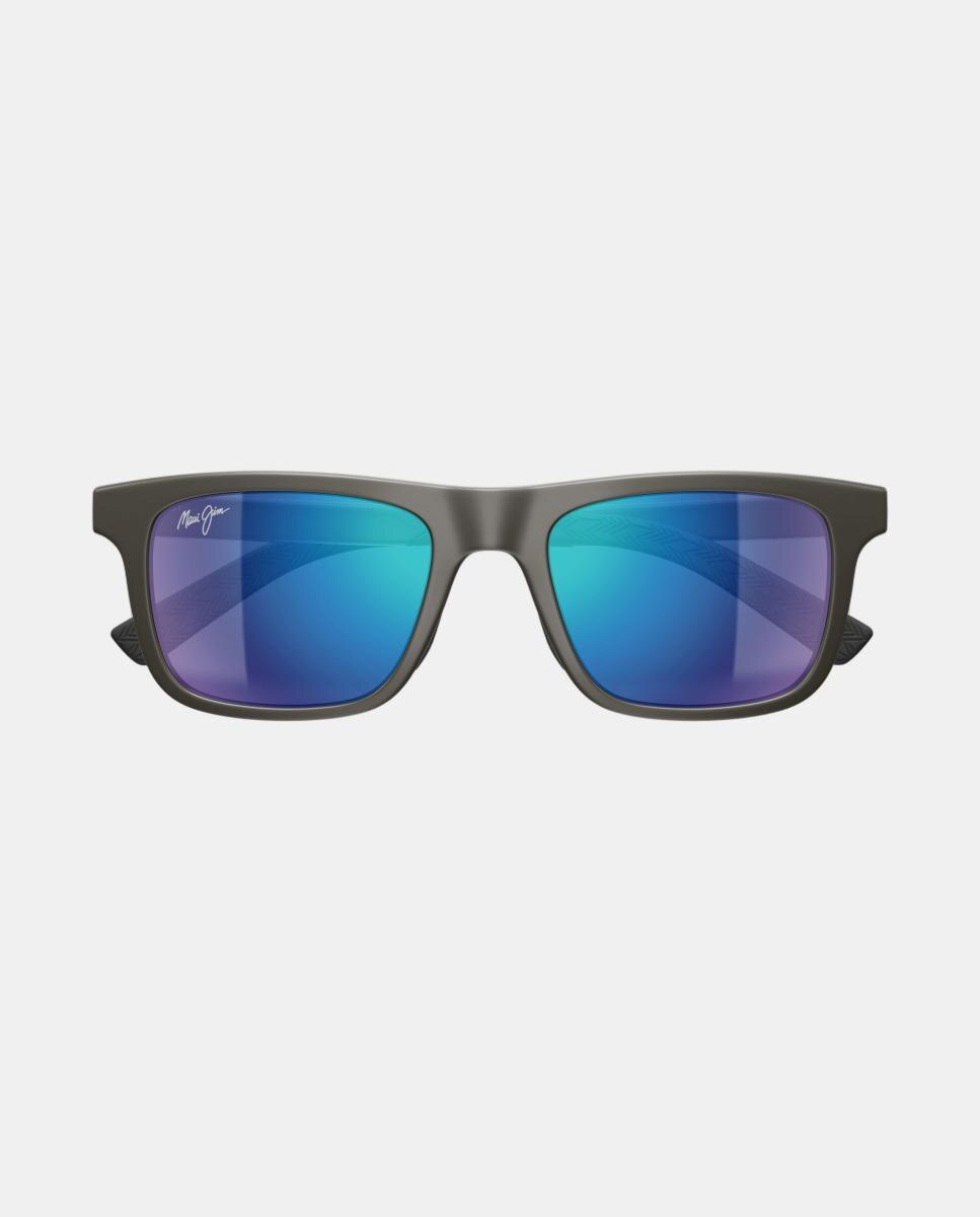 Gafa de sol de hombre rectangular en inyectado - MAUI JIM - Gris Gris-2