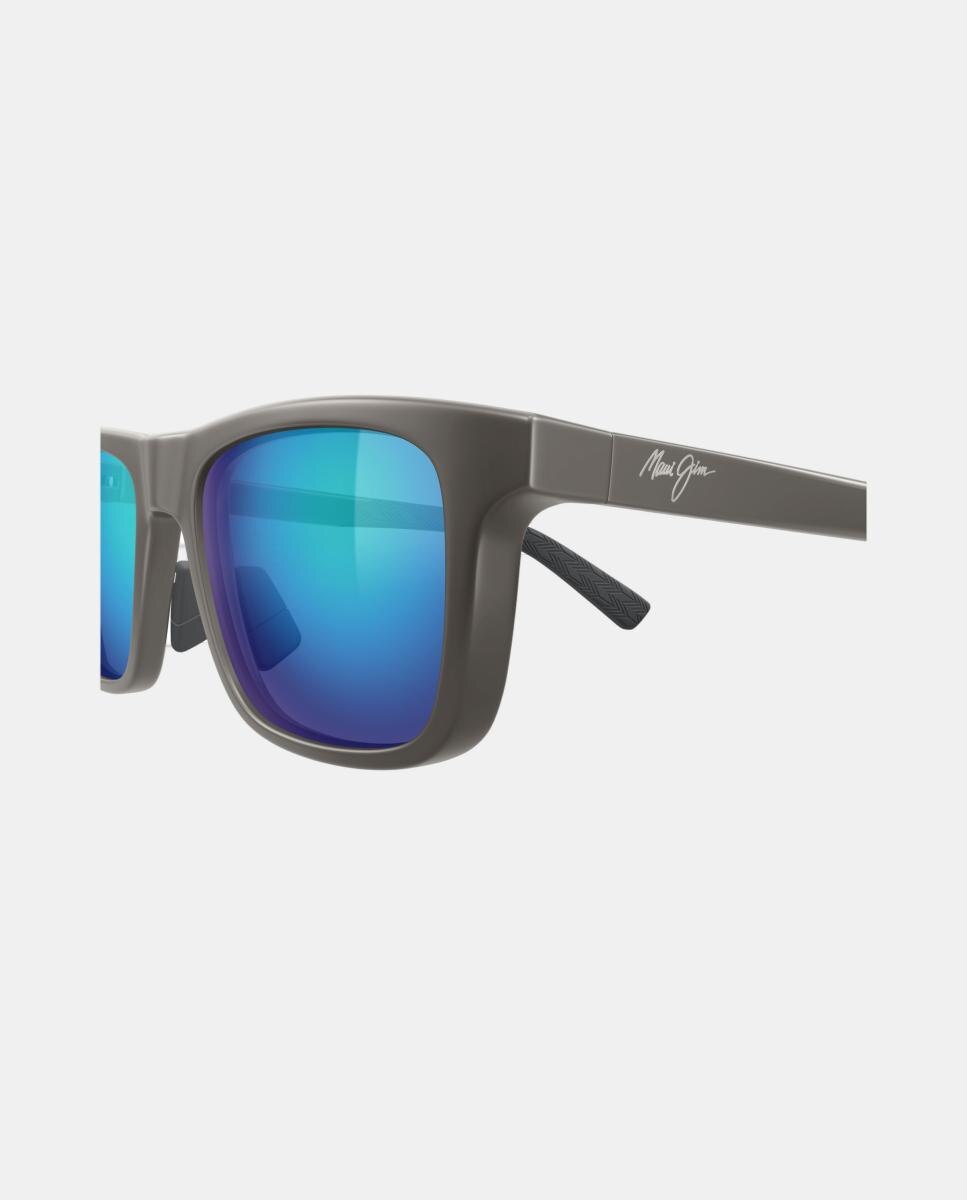 Gafa de sol de hombre rectangular en inyectado - MAUI JIM - Gris Gris-3