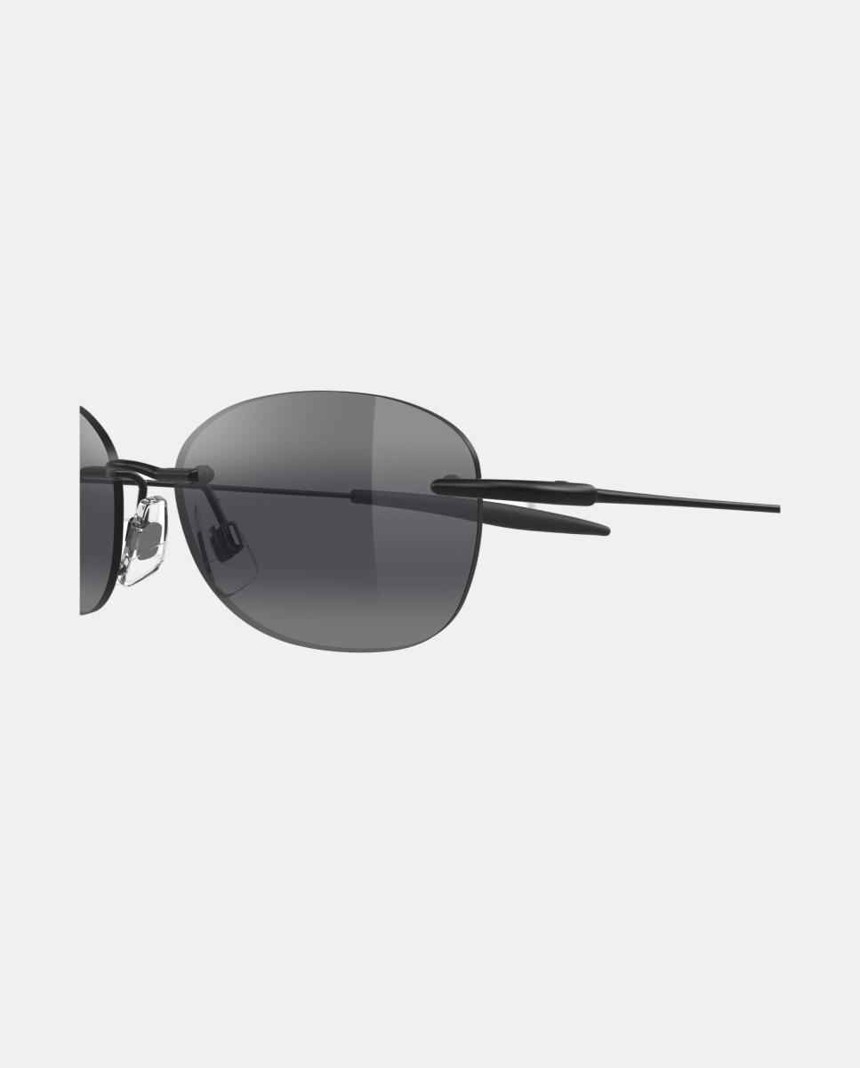 Gafa de sol unisex ovalada metálica - MAUI JIM - Negro Negro-3