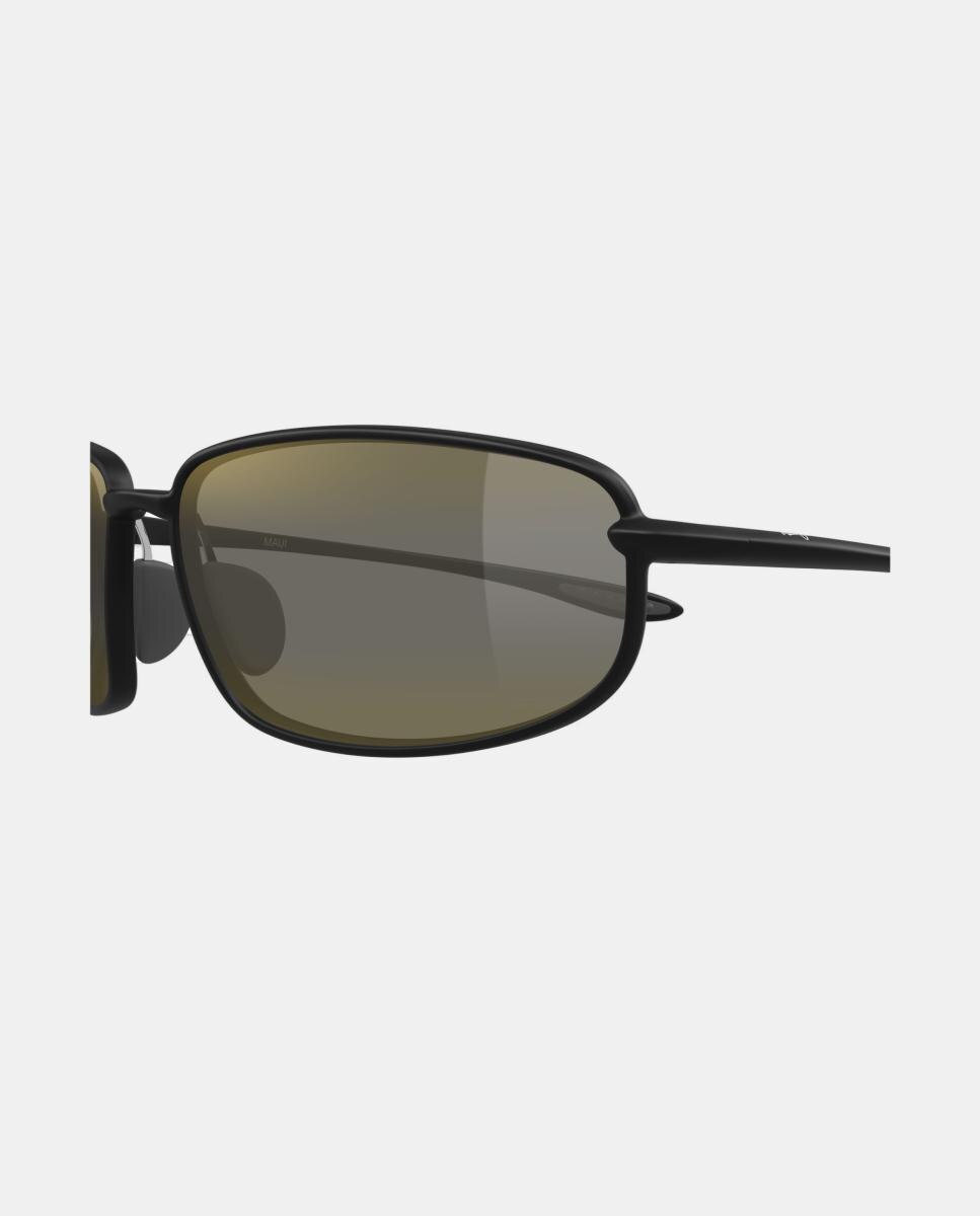 Gafa de sol unisex rectangular en inyectado - MAUI JIM - Negro Negro-3