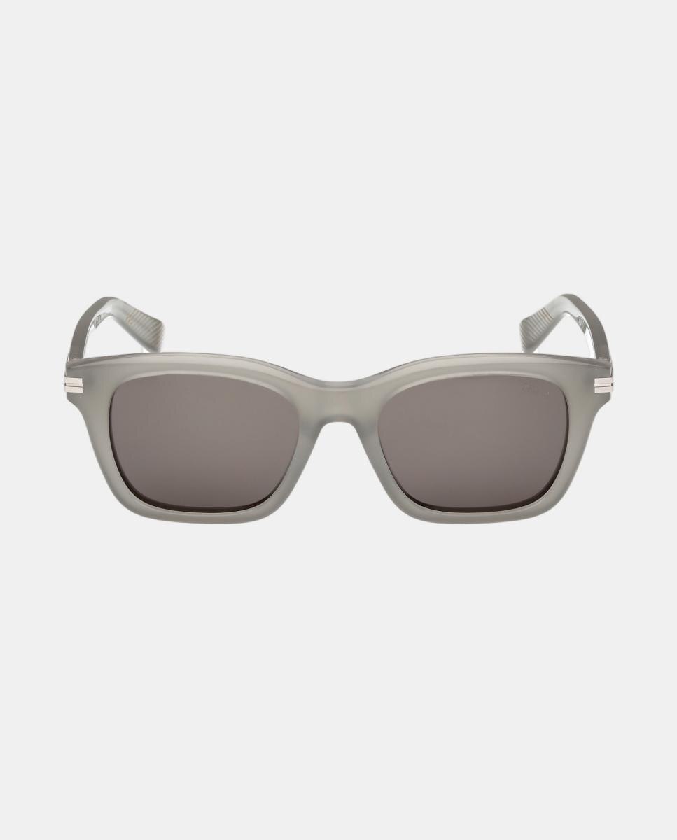 Imagen 0 de Gafa de sol de hombre geometrica en acetato Gris