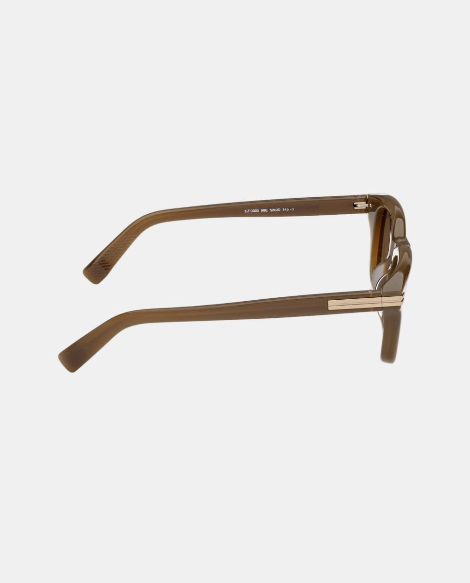 Imagen 7 de Gafa de sol de hombre geometrica en acetato - Zegna - Verde Verde