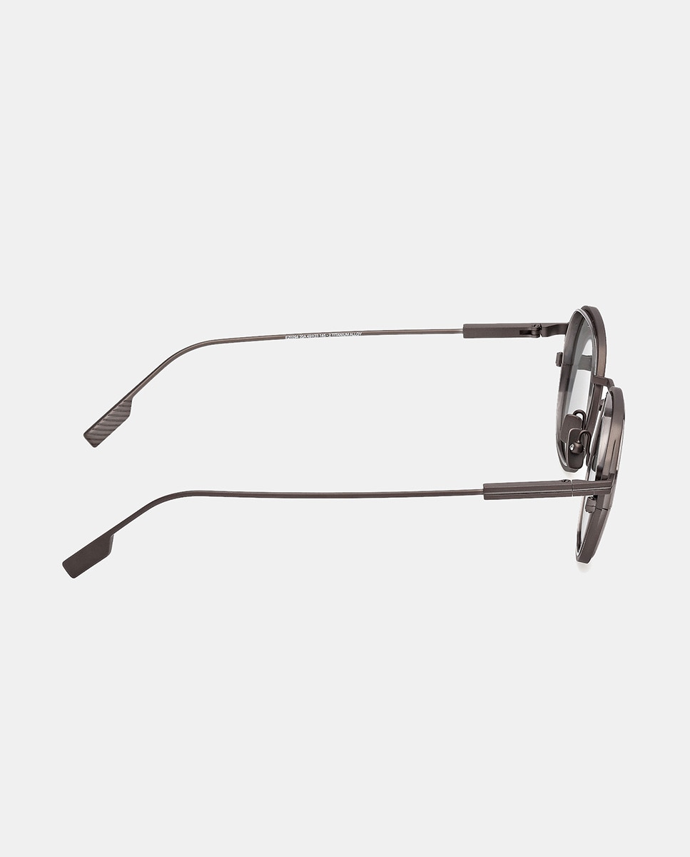 Imagen 7 de Gafas de sol EZ0294 de hombre ovalada en titanio - Zegna - Gris Gris