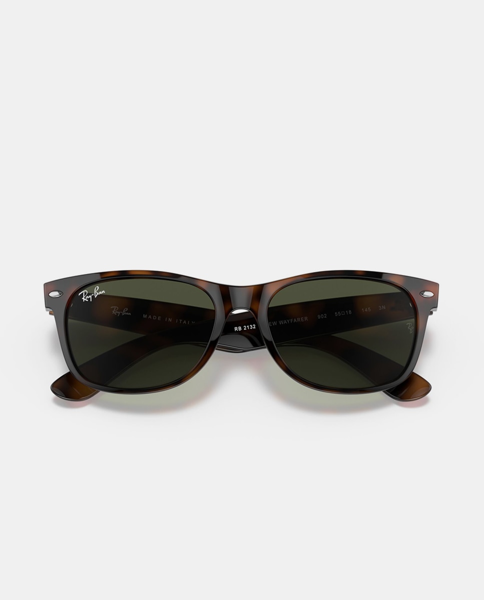 Imagen 6 de Gafas de sol RB2132 NEW WAYFARER unisex cuadrada en inyectado - Ray-Ban - Marrón Marrón