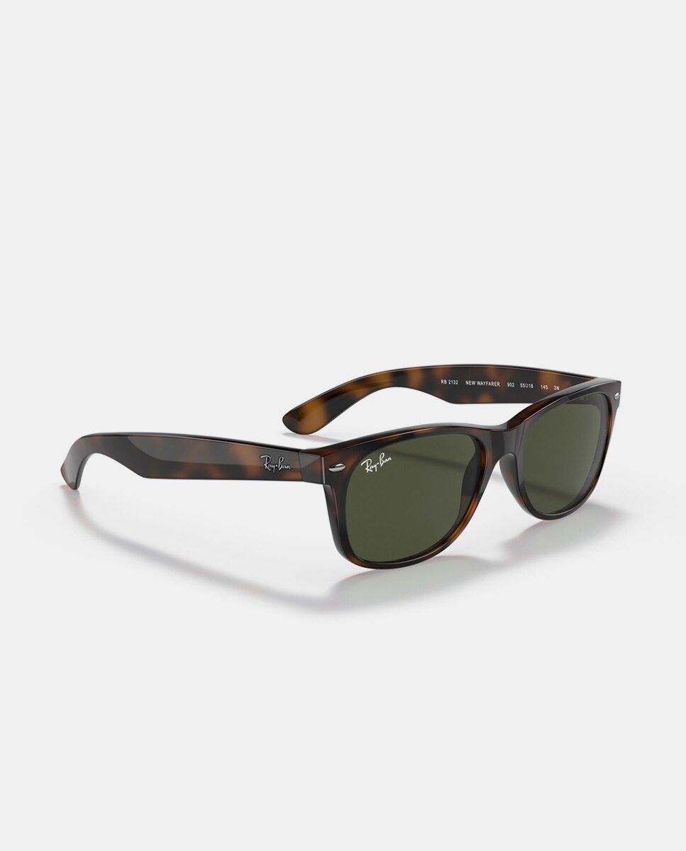 Imagen 8 de Gafas de sol RB2132 NEW WAYFARER unisex cuadrada en inyectado - Ray-Ban - Marrón Marrón