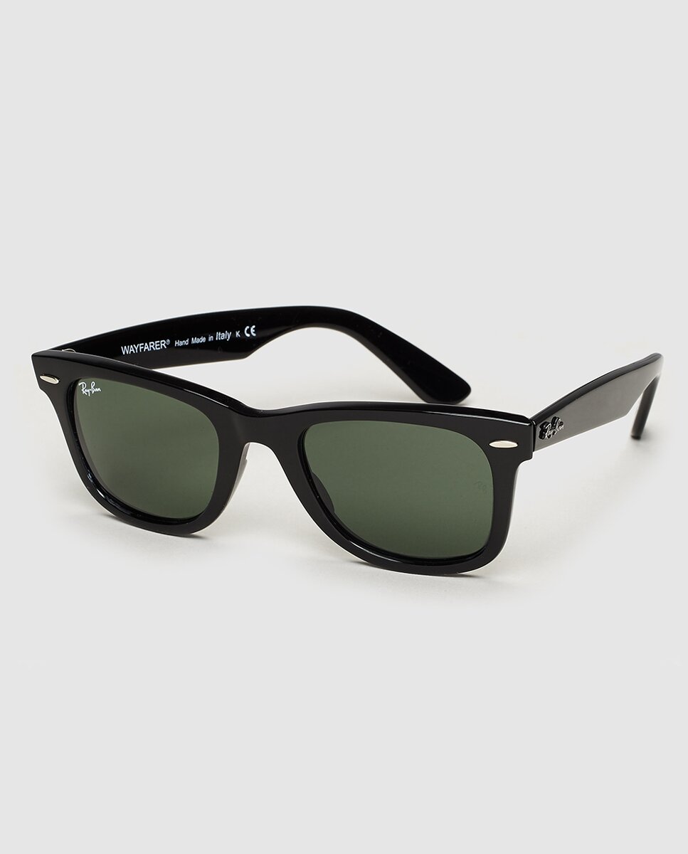 Gafas de sol RB2140 WAYFARER de unisex cuadrada en acetato - Ray-Ban - Negro Negro-2