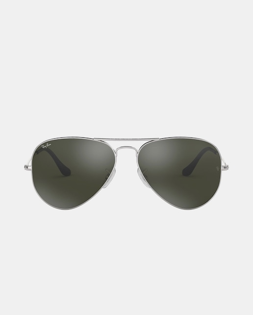Imagen 0 de Gafas de sol aviador plateadas