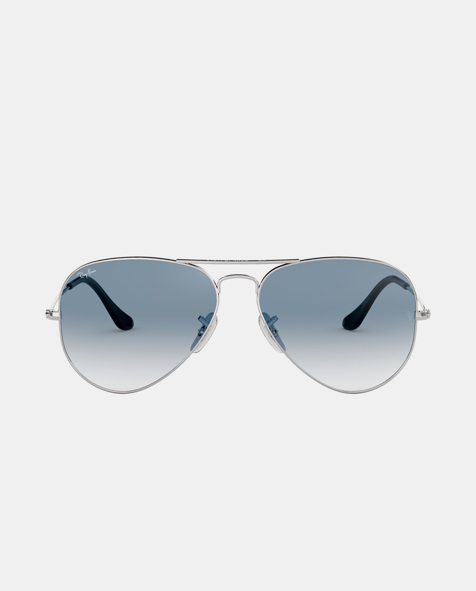 Gafas de sol RB3025 AVIATOR LARGE METAL unisex piloto en metal con lente degradada - Ray-Ban - Plata Plata-1