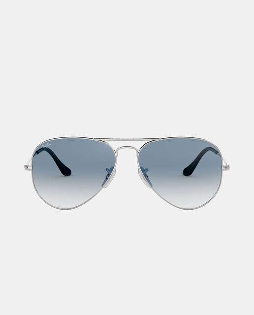 Gafas de sol RB3025 AVIATOR LARGE METAL unisex piloto en metal con lente degradada