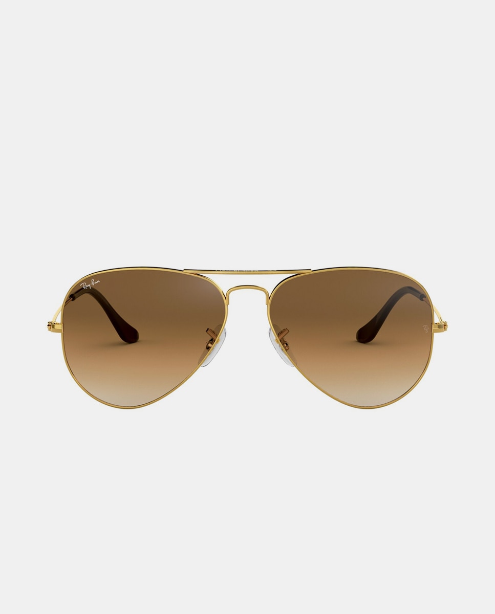 Gafas de sol RB3025 AVIATOR LARGE METAL unisex piloto en metal con lente degradada - Ray-Ban - Oro Oro-1