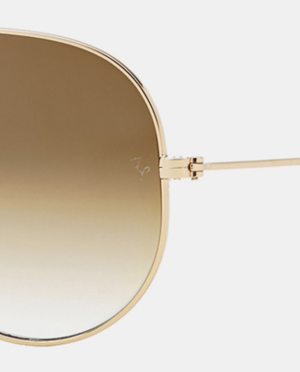 Gafas de sol RB3025 AVIATOR LARGE METAL unisex piloto en metal con lente degradada - Ray-Ban - Oro Oro-3