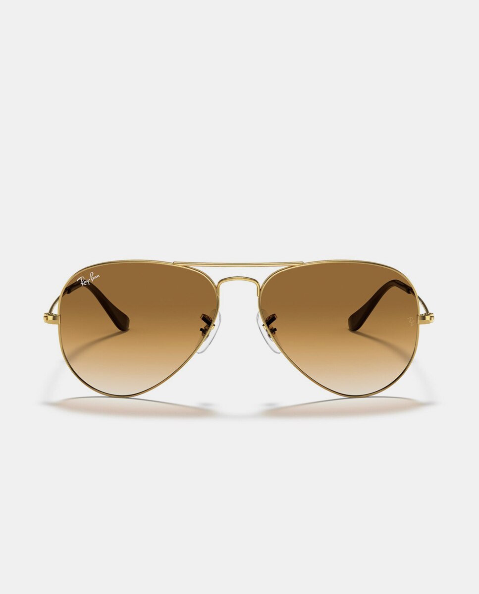 Gafas de sol RB3025 AVIATOR LARGE METAL unisex piloto en metal con lente degradada - Ray-Ban - Oro Oro-5