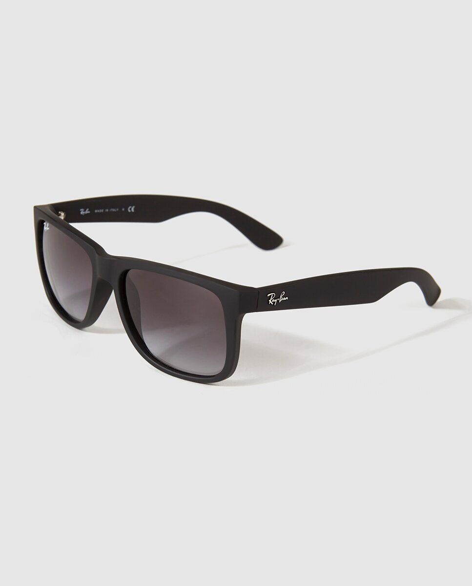 Imagen 2 de Gafas de sol RB4165 JUSTIN de hombre cuadrada en inyectado con lente degradada - Ray-Ban - Negro Negro
