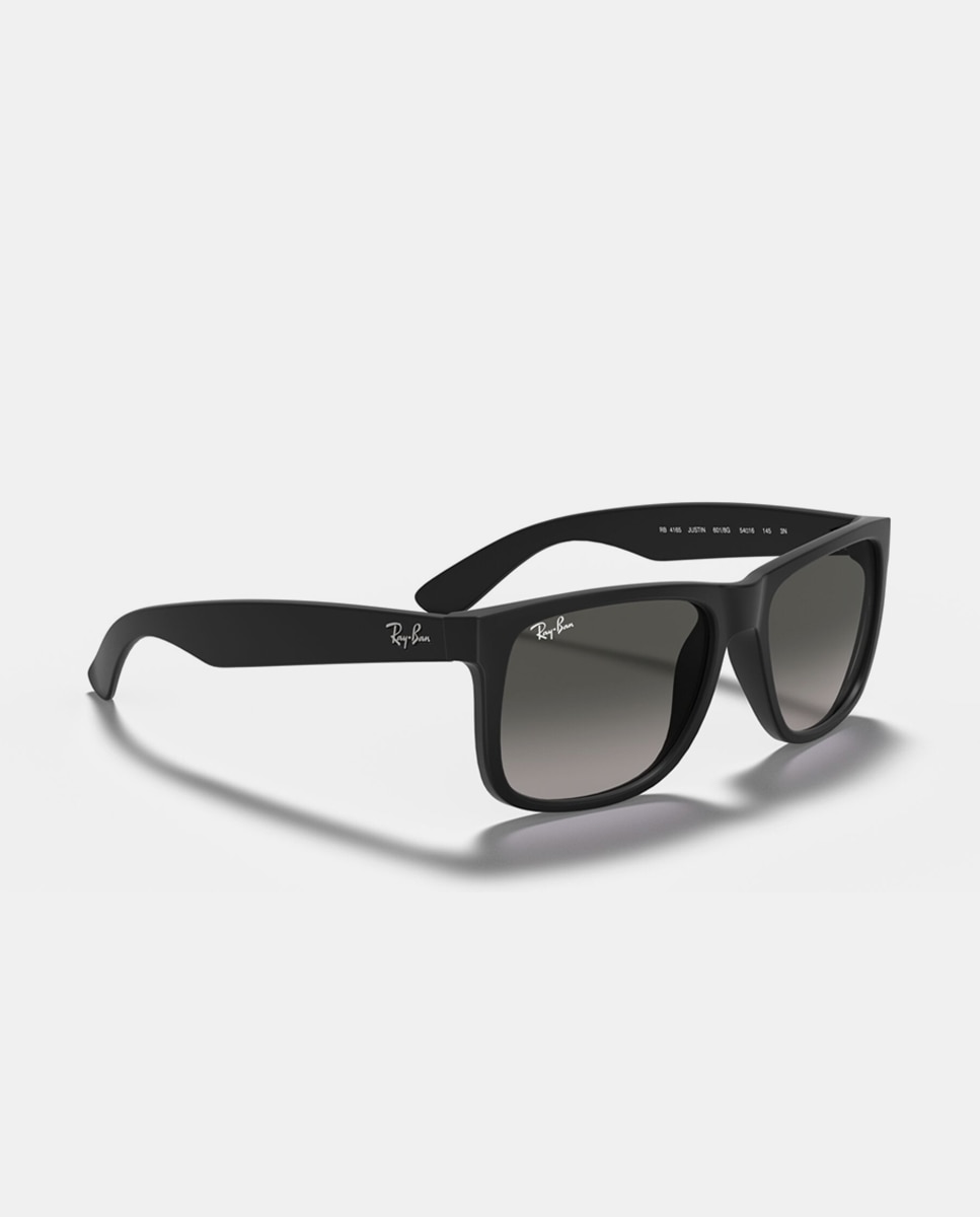 Imagen 8 de Gafas de sol RB4165 JUSTIN de hombre cuadrada en inyectado con lente degradada - Ray-Ban - Negro Negro