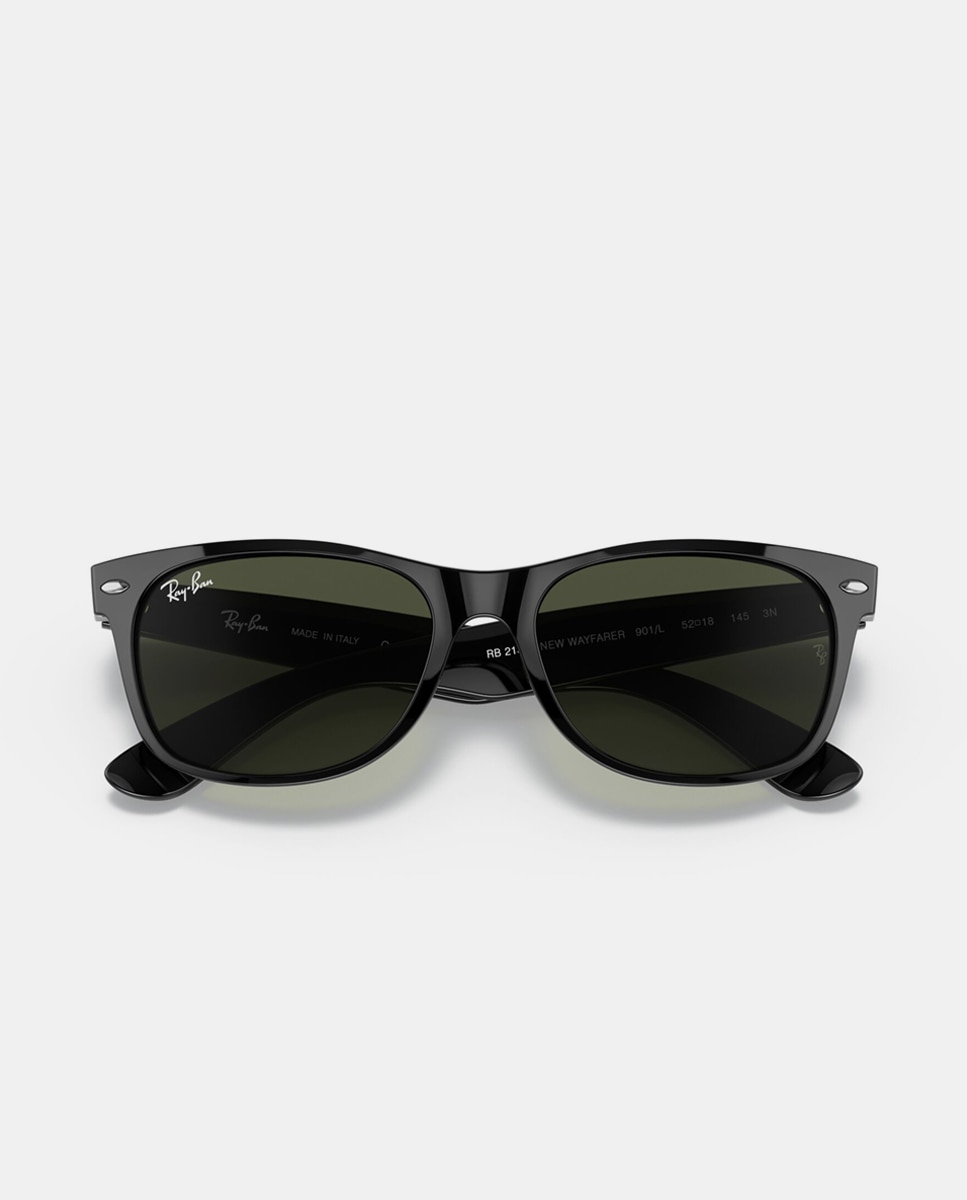Gafas de sol RB2132 NEW WAYFARER unisex cuadrada en inyectado - Ray-Ban - Negro Negro-5
