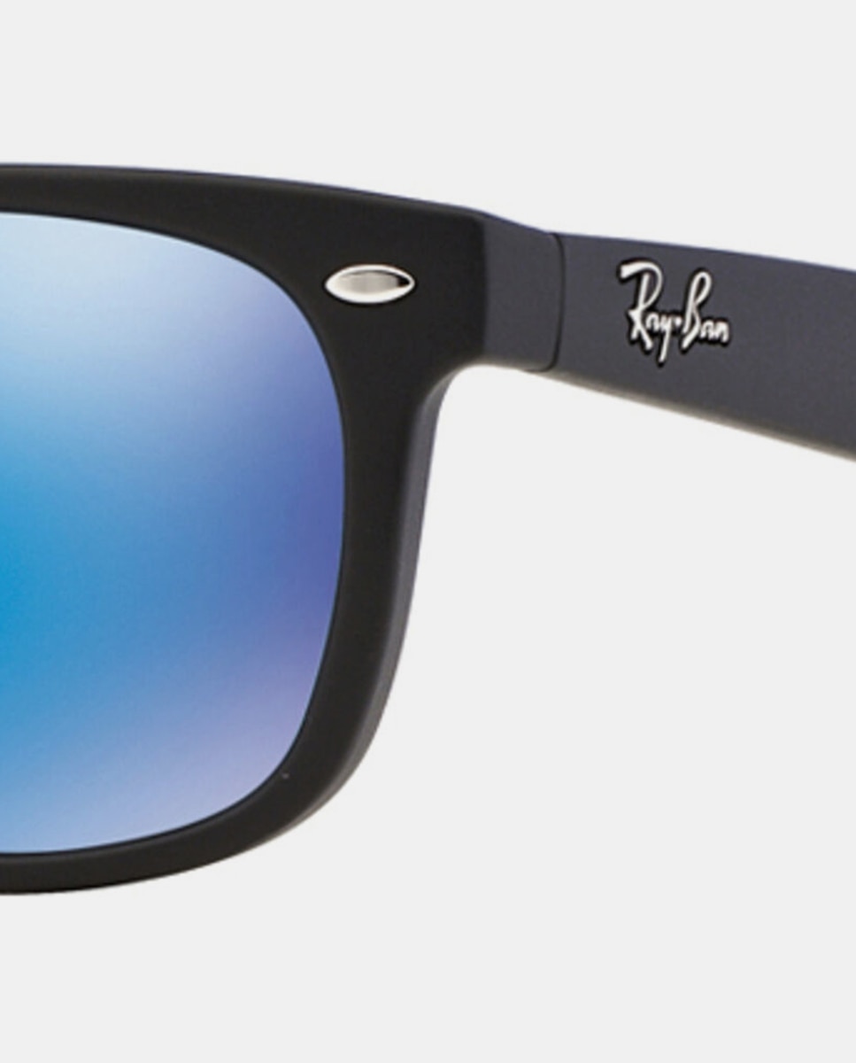 Gafas de sol RJ9052S JUNIOR NEW WAYFARER unisex cuadrada en inyectado - Ray Ban Junior - Negro Negro-2