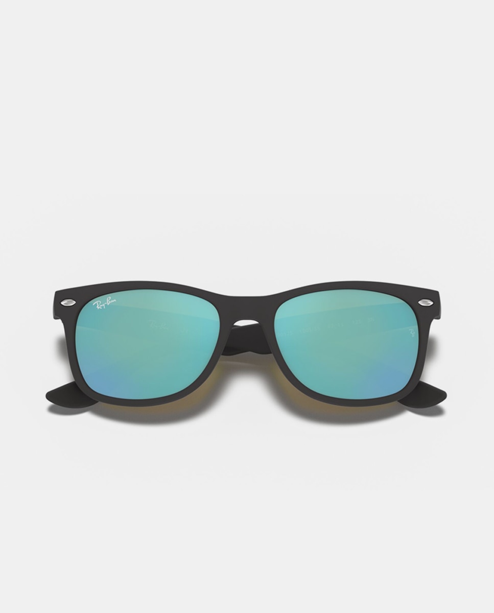 Gafas de sol RJ9052S JUNIOR NEW WAYFARER unisex cuadrada en inyectado - Ray Ban Junior - Negro Negro-5