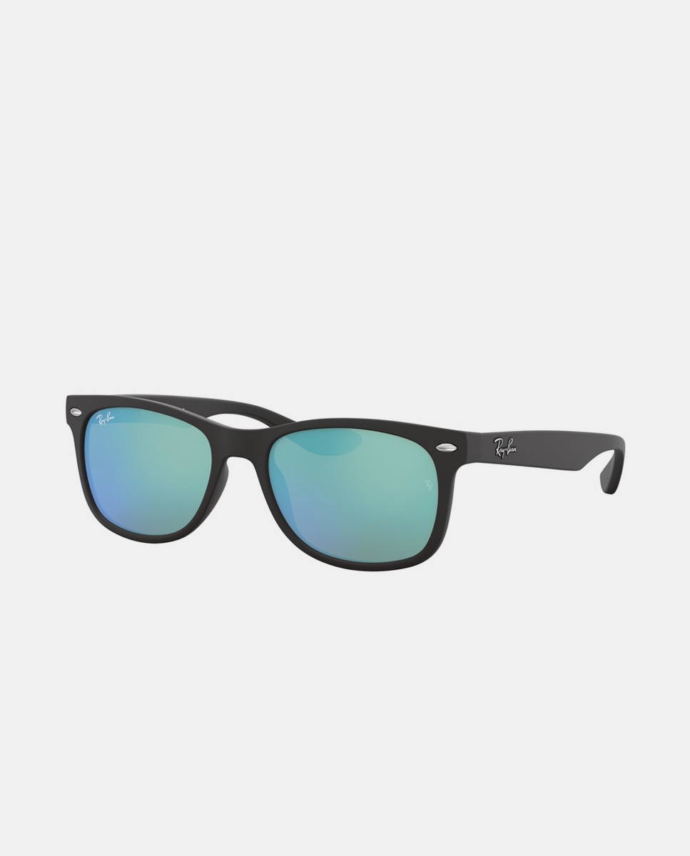 Gafas de sol RJ9052S JUNIOR NEW WAYFARER unisex cuadrada en inyectado - Ray Ban Junior - Negro Negro-8