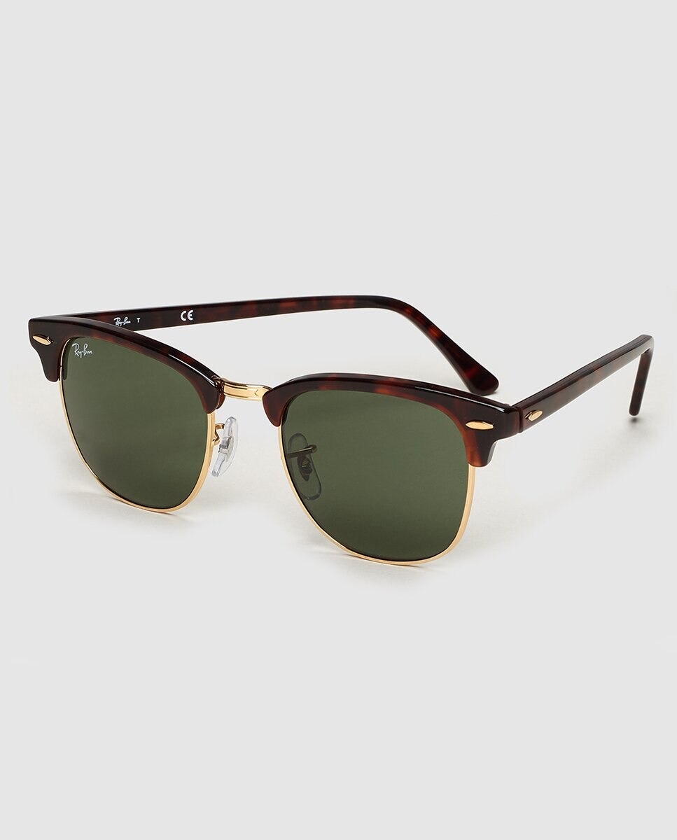 Gafas de sol RB3016 CLUBMASTER unisex cuadrada en acetato - Ray-Ban - Marrón Marrón-2