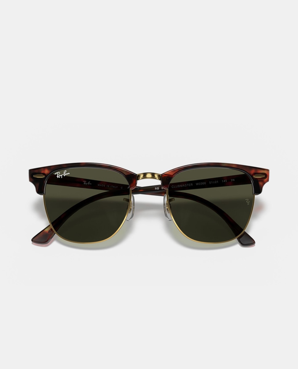 Gafas de sol RB3016 CLUBMASTER unisex cuadrada en acetato Marrón