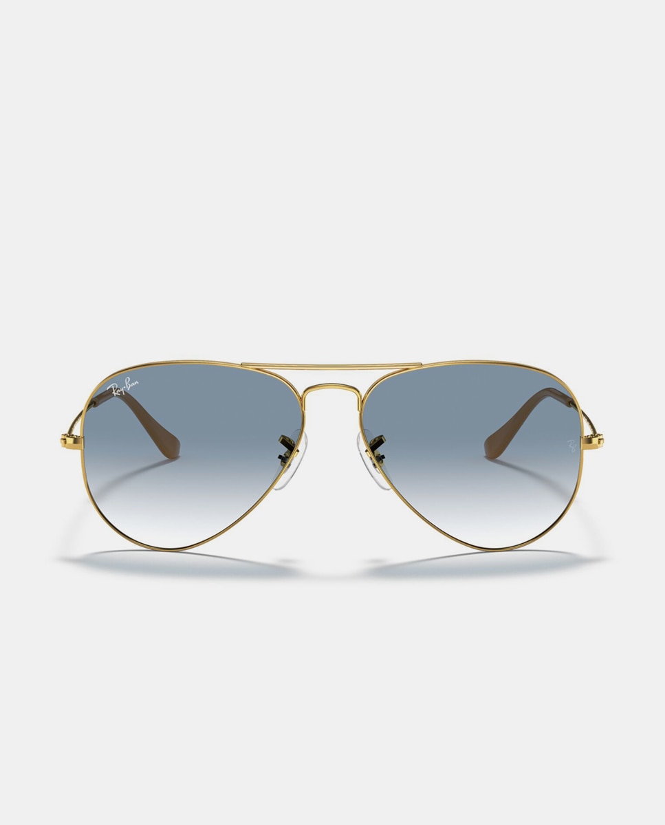 Gafas de sol RB3025 AVIATOR LARGE METAL unisex piloto en metal con lente degradada - Ray-Ban - Oro Oro-4