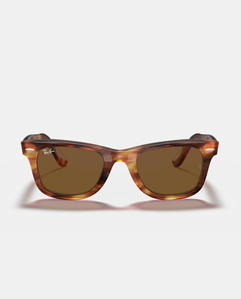 Gafas de sol RB2140 WAYFARER de unisex cuadrada en acetato - Ray-Ban - Marrón Marrón-4
