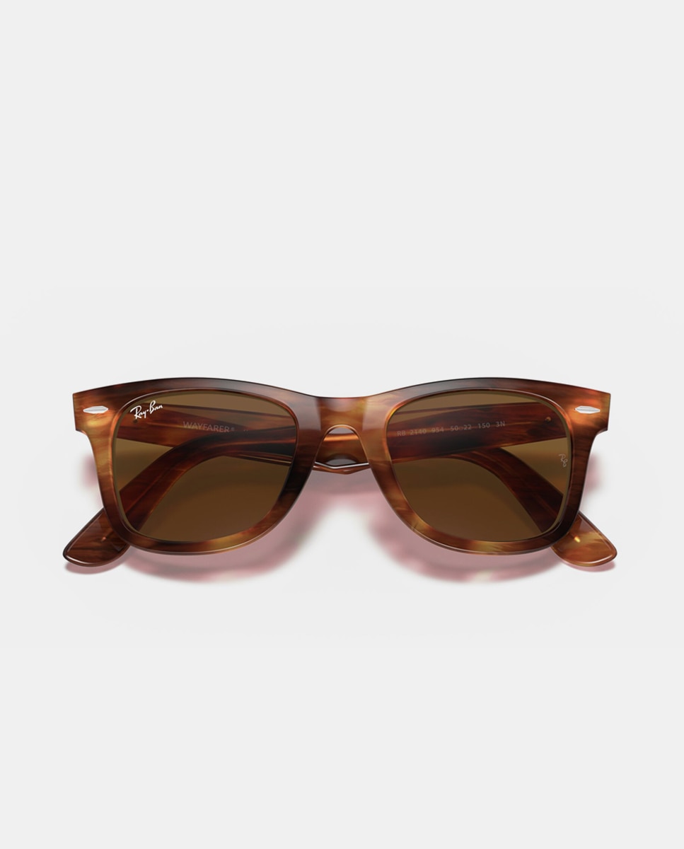 Gafas de sol RB2140 WAYFARER de unisex cuadrada en acetato - Ray-Ban - Marrón Marrón-5