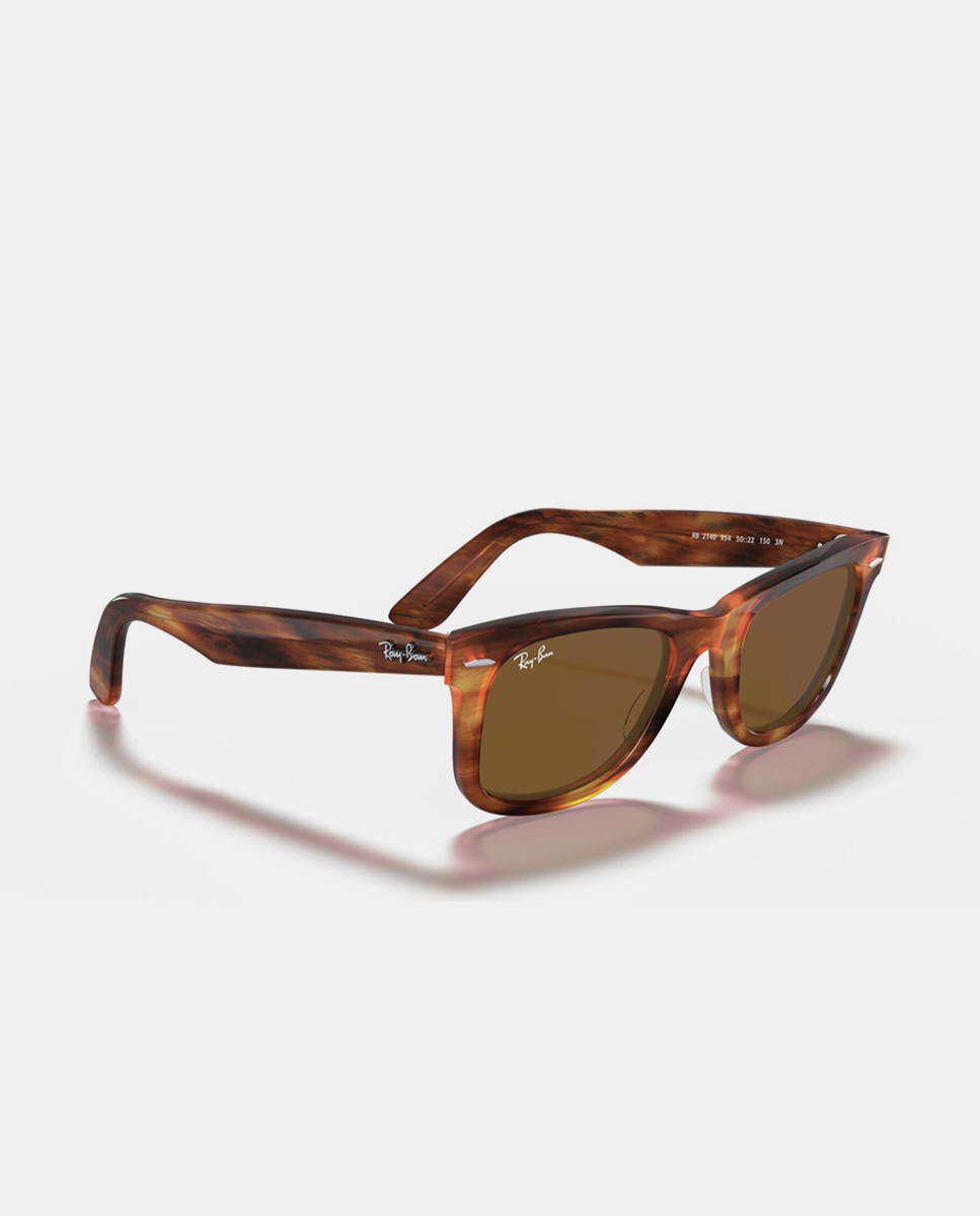 Gafas de sol RB2140 WAYFARER de unisex cuadrada en acetato - Ray-Ban - Marrón Marrón-7