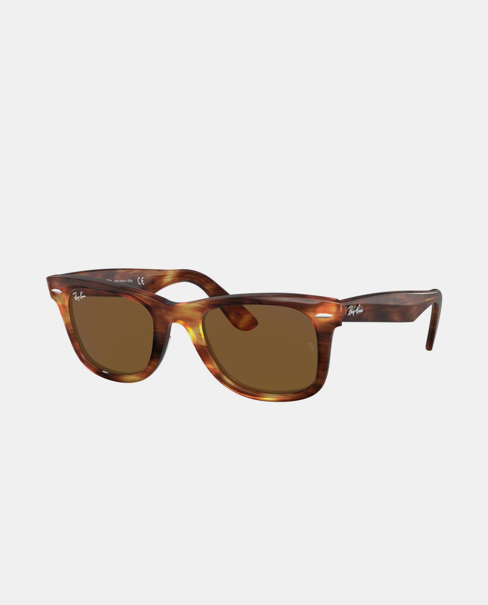 Gafas de sol RB2140 WAYFARER de unisex cuadrada en acetato - Ray-Ban - Marrón Marrón-8